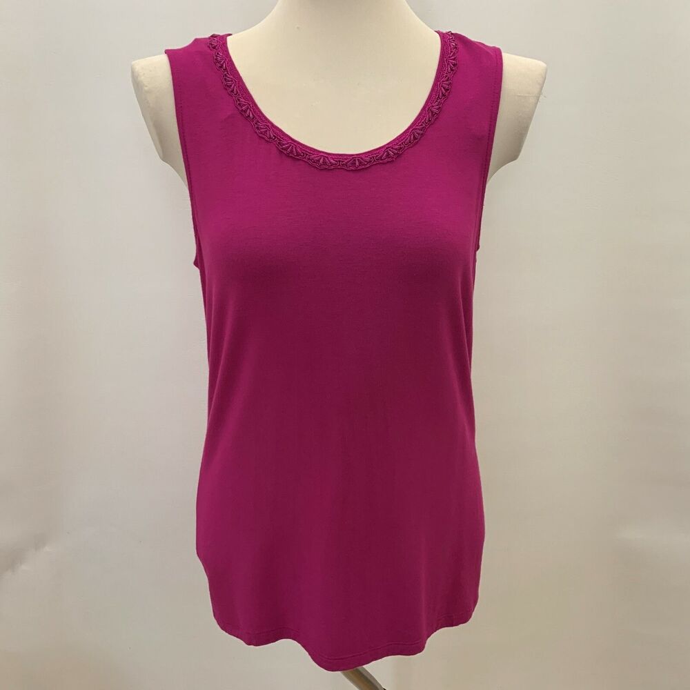 Emma‎ James Women's Top Medium Purple Sleeveless